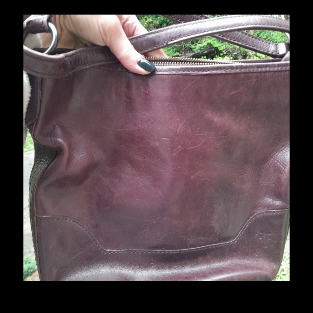 Frye Melissa merlot rare color euc! Retail$298 - Picture 2 of 8